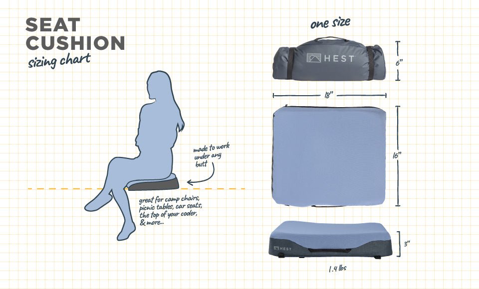 Foamy Seat Cushion - Spirit of 1876HEST