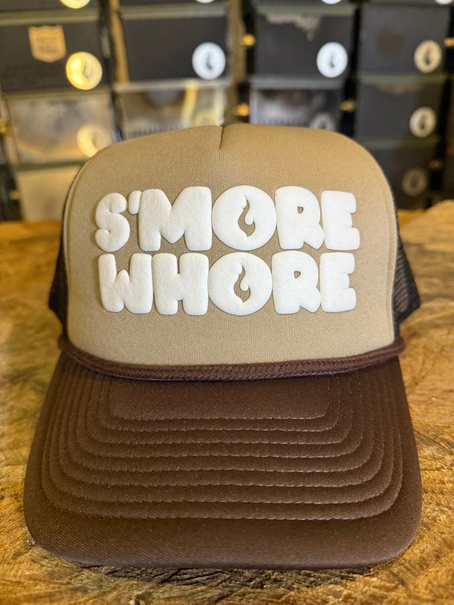S'more Whore Trucker Hat - Spirit of 1876LavaBox Portable Campfire
