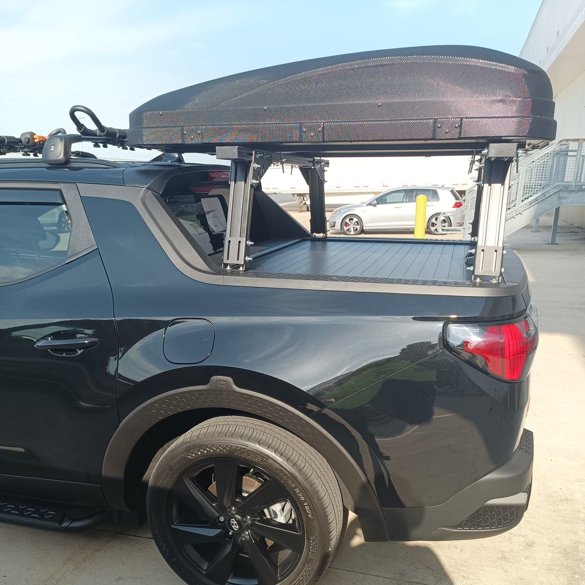 Santa Cruz- Bed Rack For Factory Cover with T-slots