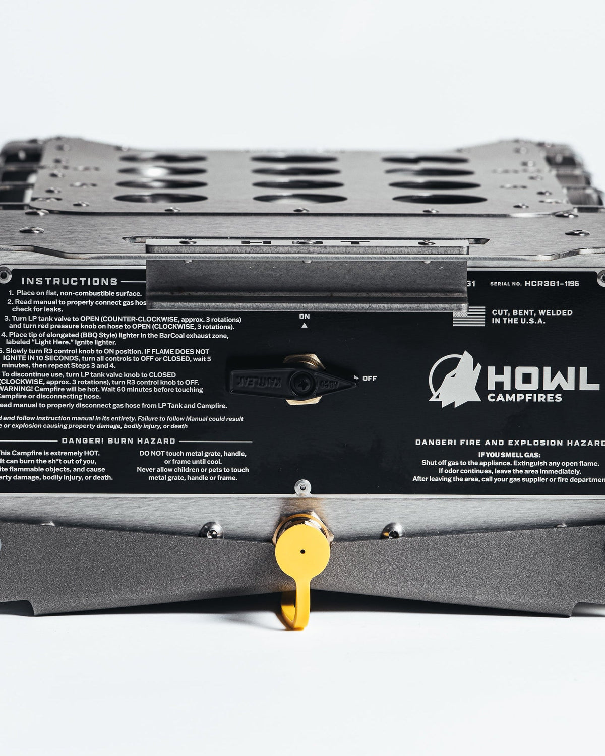 HOWL R3 propane campfire