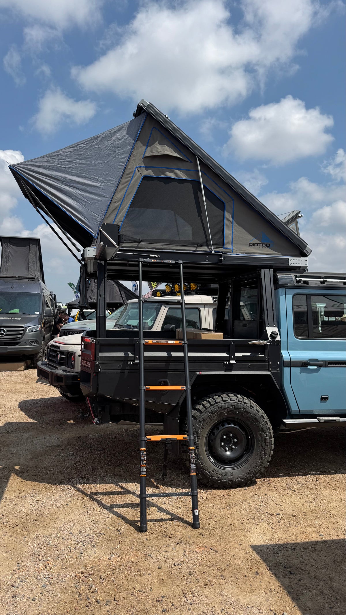 Adjustable Roof Top Tent Ladder