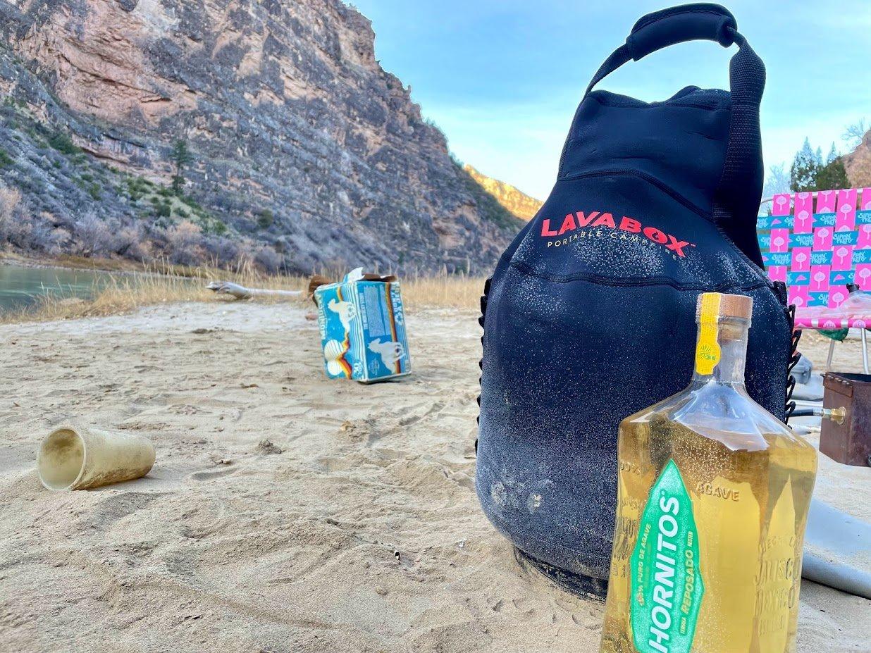 Burt's Tank Top: 20 Pound Propane Tank Insulator and Carrier - Spirit of 1876LavaBox Portable Campfire