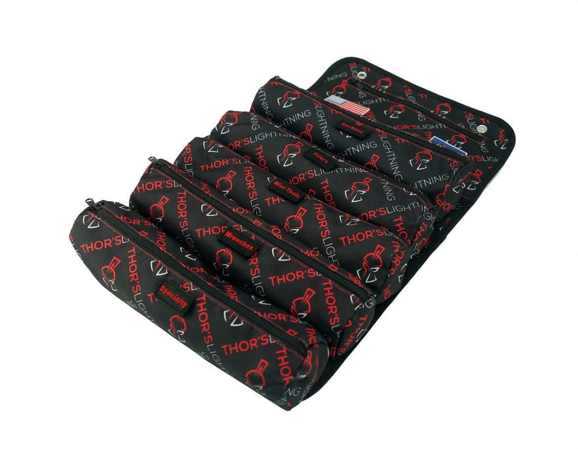 Thor's Lightning Universal Heavy Duty Roll Up Tool Bag - Spirit of 1876Thor's Lightning Air Systems