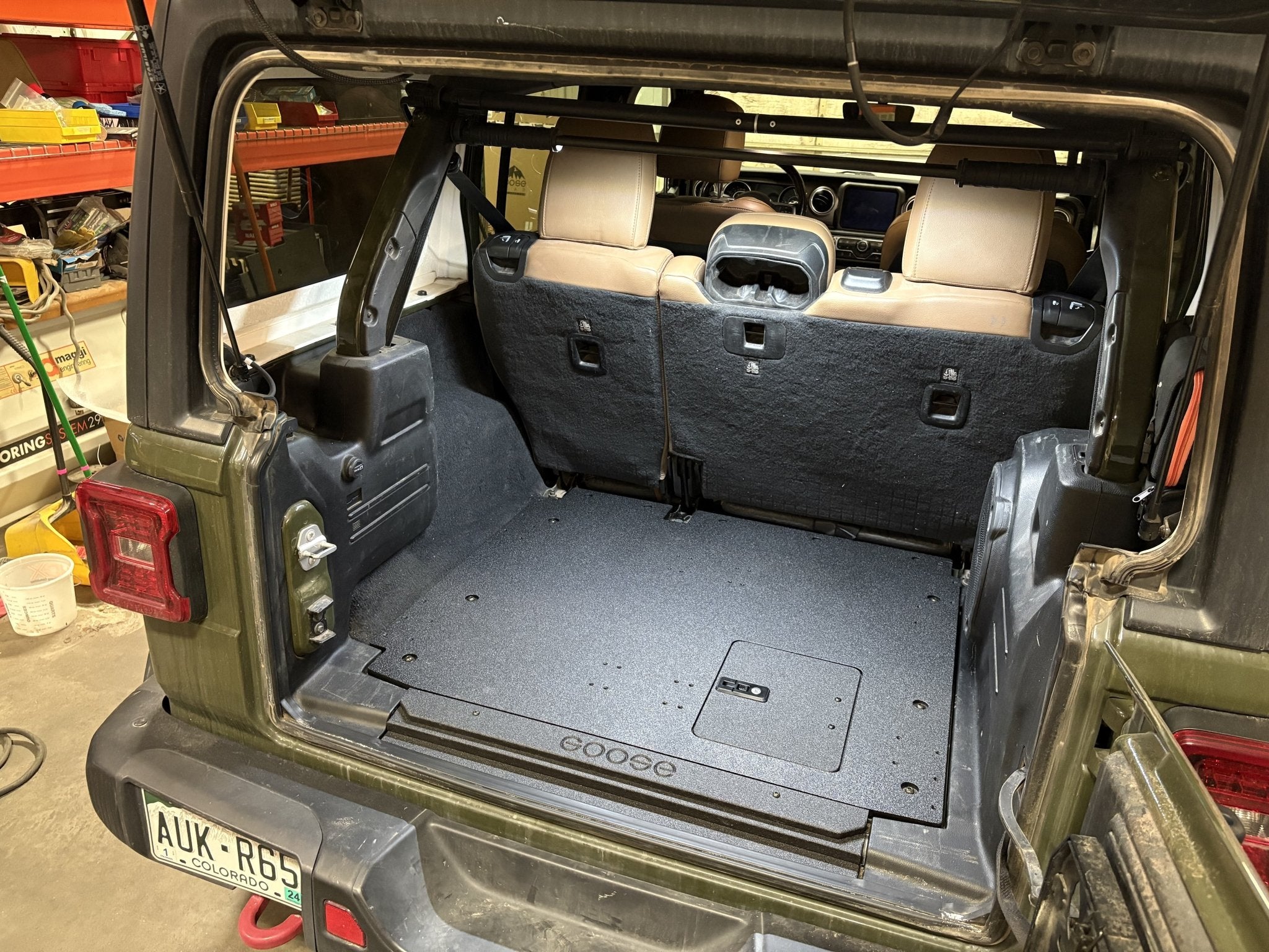 Jeep Wrangler 2018 - 2023 JLU 4 Door - Rear Plate System - Spirit of 1876 - Goose Gear