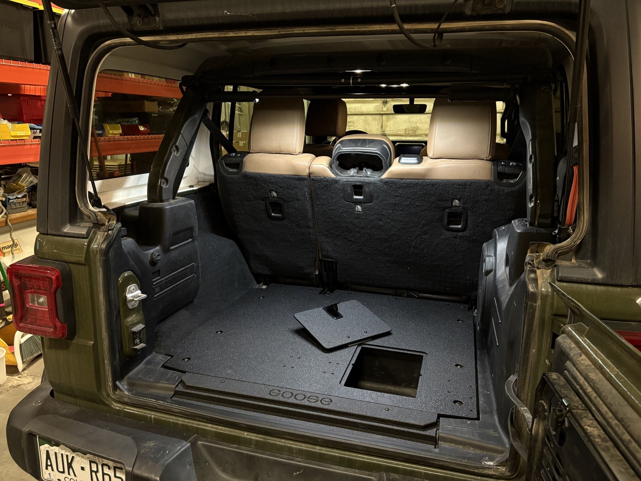 Jeep Wrangler 2018 - 2023 JLU 4 Door - Rear Plate System - Spirit of 1876 - Goose Gear