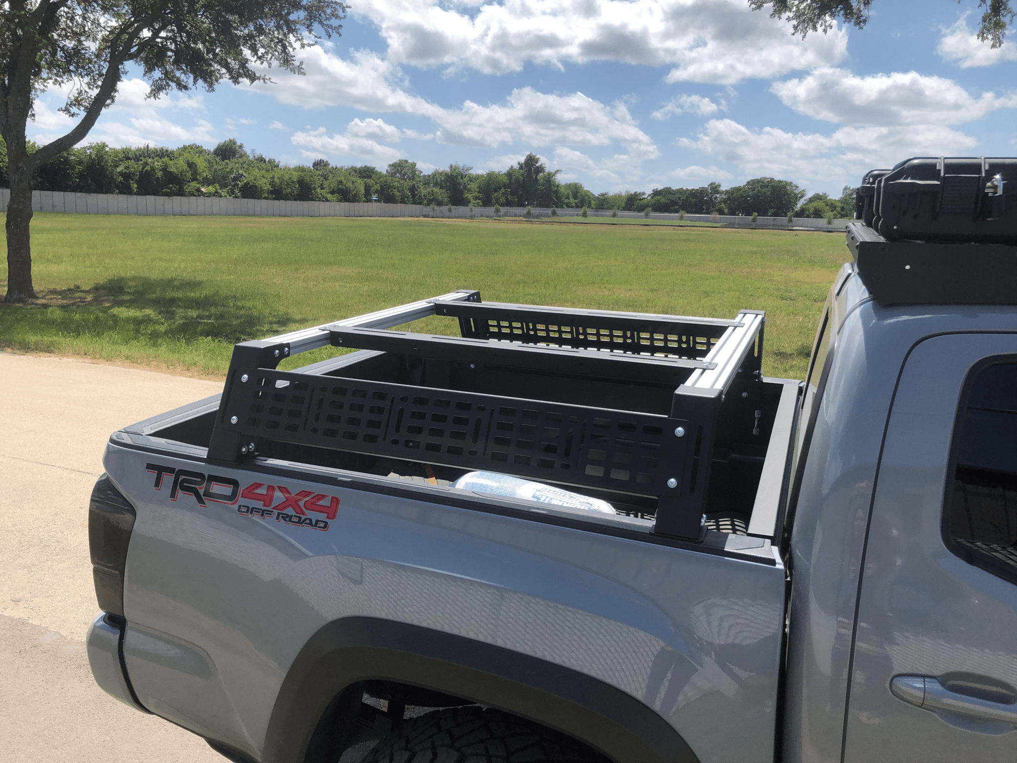 Overland Bed Rack For 2005 - 2023 Toyota Tacoma - Spirit of 1876 - Dealers of Cali Raised LED