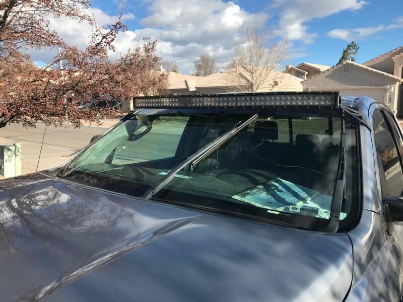 52" Curved LED Light Bar Roof Mounting Brackets For 2007 - 2021 Toyota Tundra - Spirit of 1876Dealers of Cali Raised LED