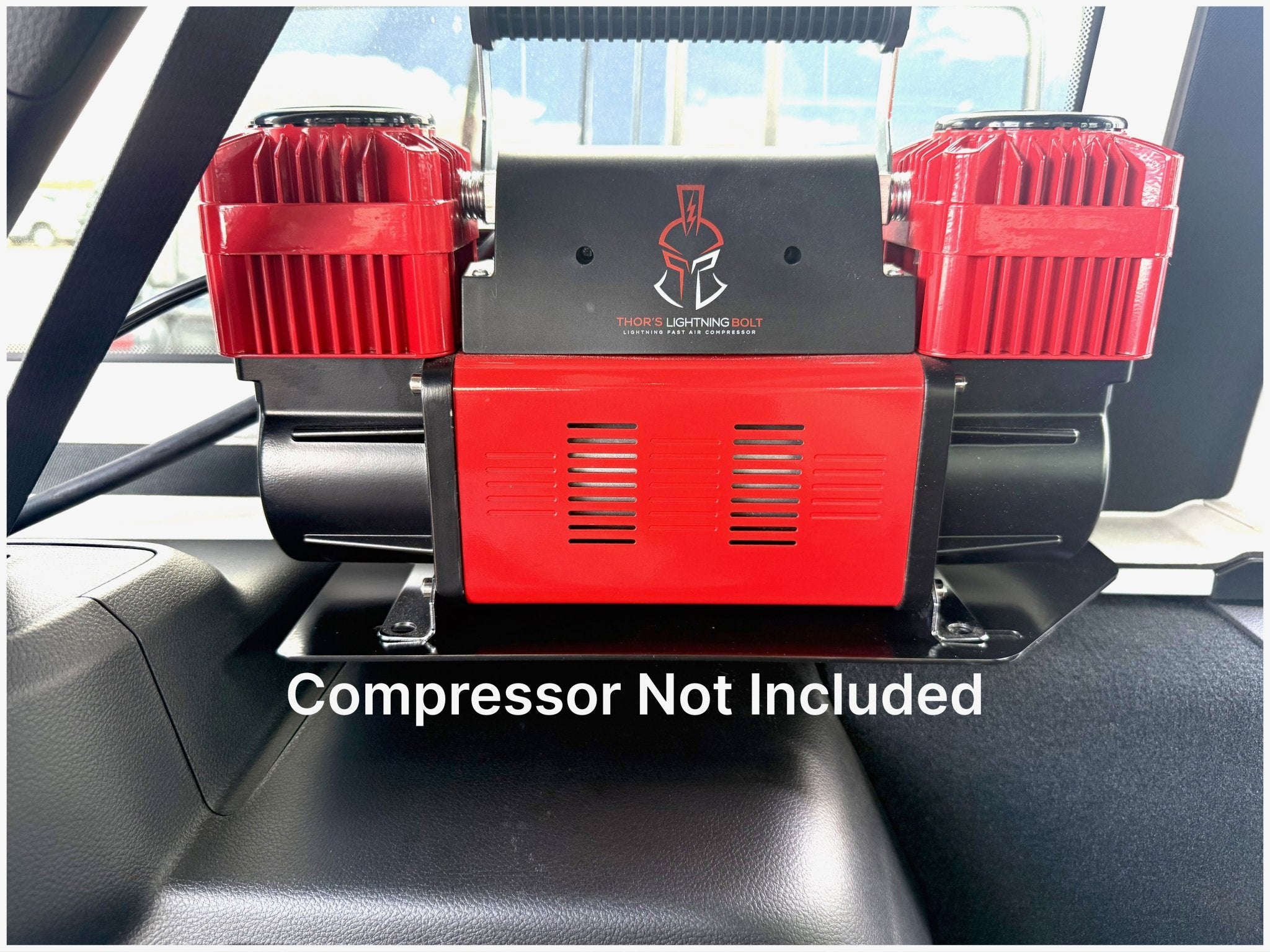 Thor's Lightning Refuge MOLLE Portable Air Compressor Storage Mount for Jeep Wrangler JLU 4 - Door Hard Top 2018 - 2026 - Spirit of 1876Thor's Lightning Air Systems