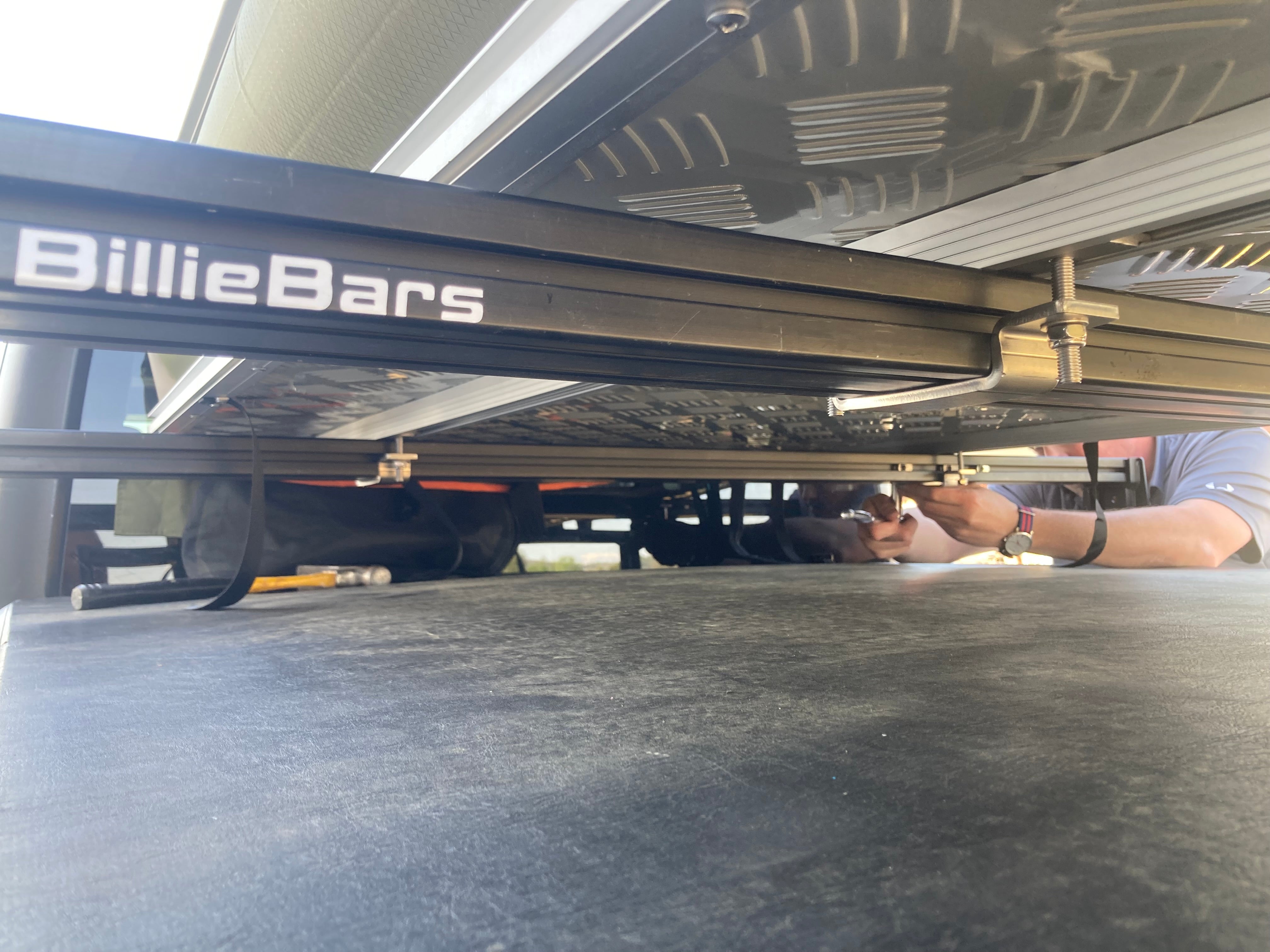 BillieBars - Roof Top Tent HD Mounting Clamps (QTY 4 HD Clamps)