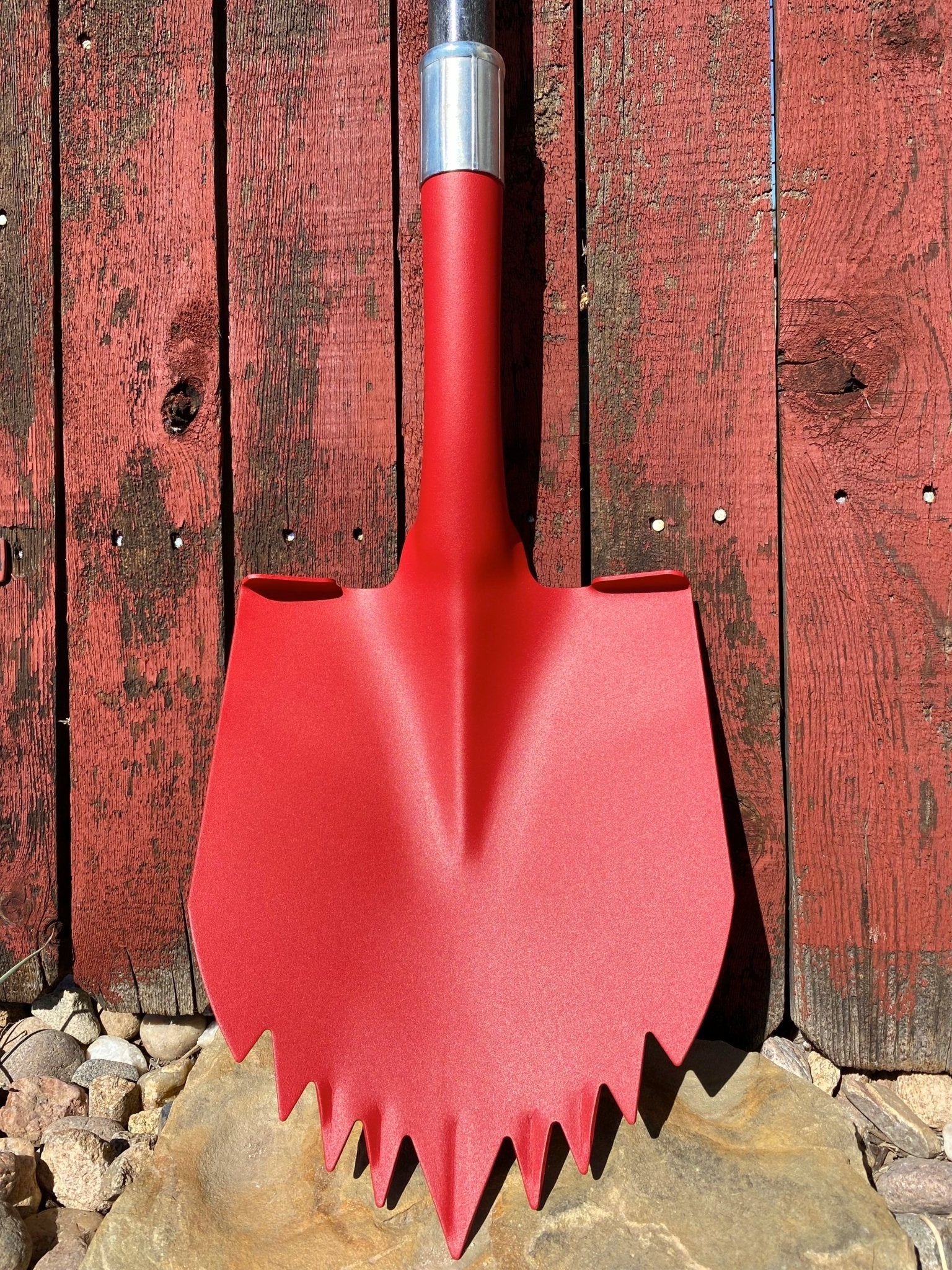 Krazy Beaver Shovel (Textured Red Head / Black Handle 45636) - Spirit of 1876