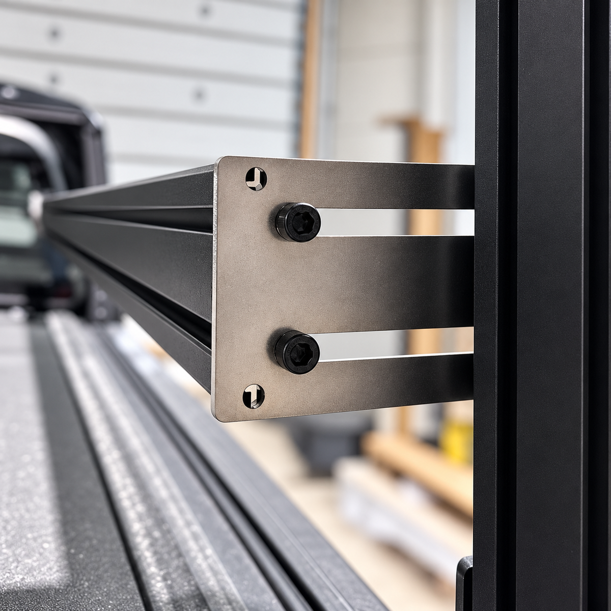 XTR Recessed Side Brace Brackets | Slim Rack Profile
