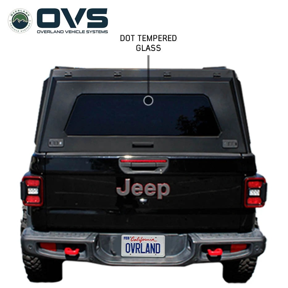 OVS Expedition Truck Cap for 2020-2027 Jeep Gladiator 5' Bed