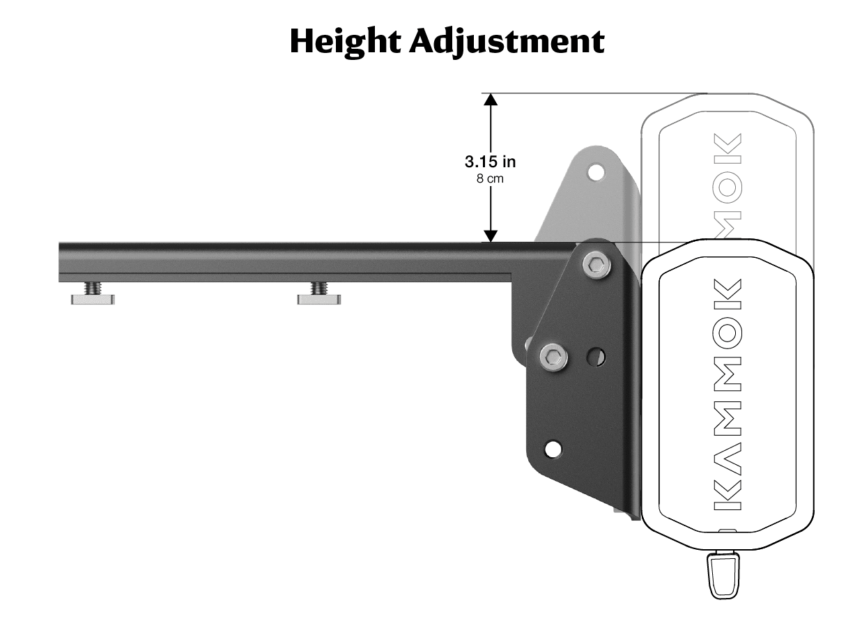Crosswing Side Mount Kit - Spirit of 1876 - Kammok