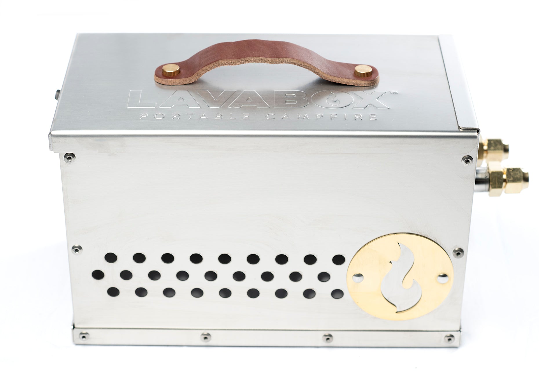 The Hekla: 304 Stainless Steel LavaBox with Dual-Burner