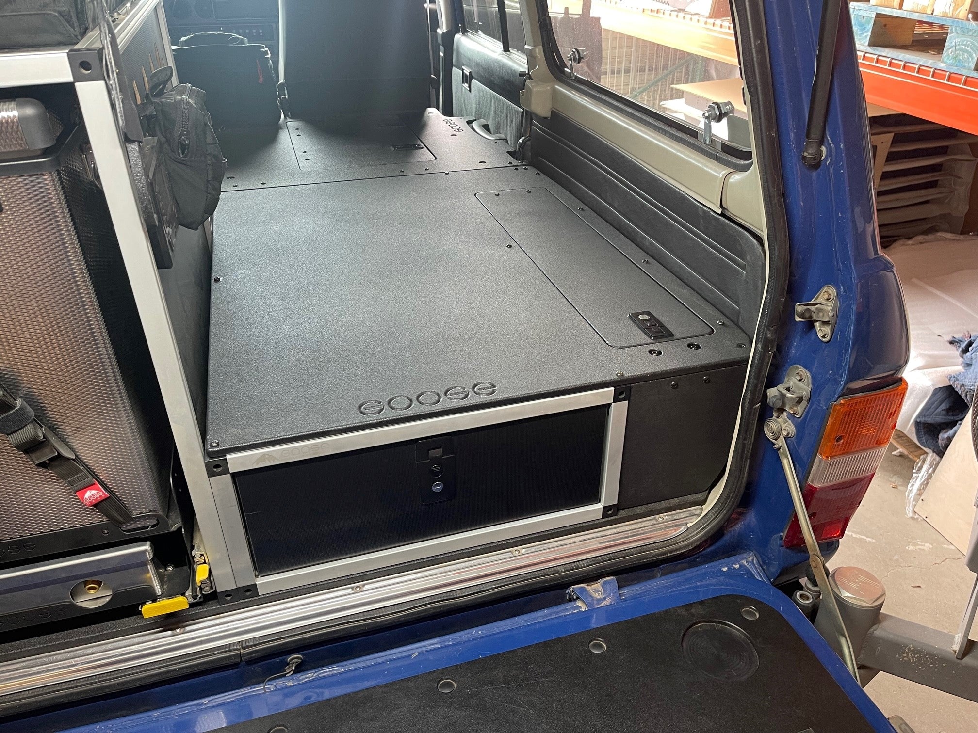 Toyota Land Cruiser 1980 - 1990 60 Series - Single Drawer Module with Fitted Top Plate - 22 - 3/16"W x 9 - 1/2"H x 40"D - Spirit of 1876 - Goose Gear