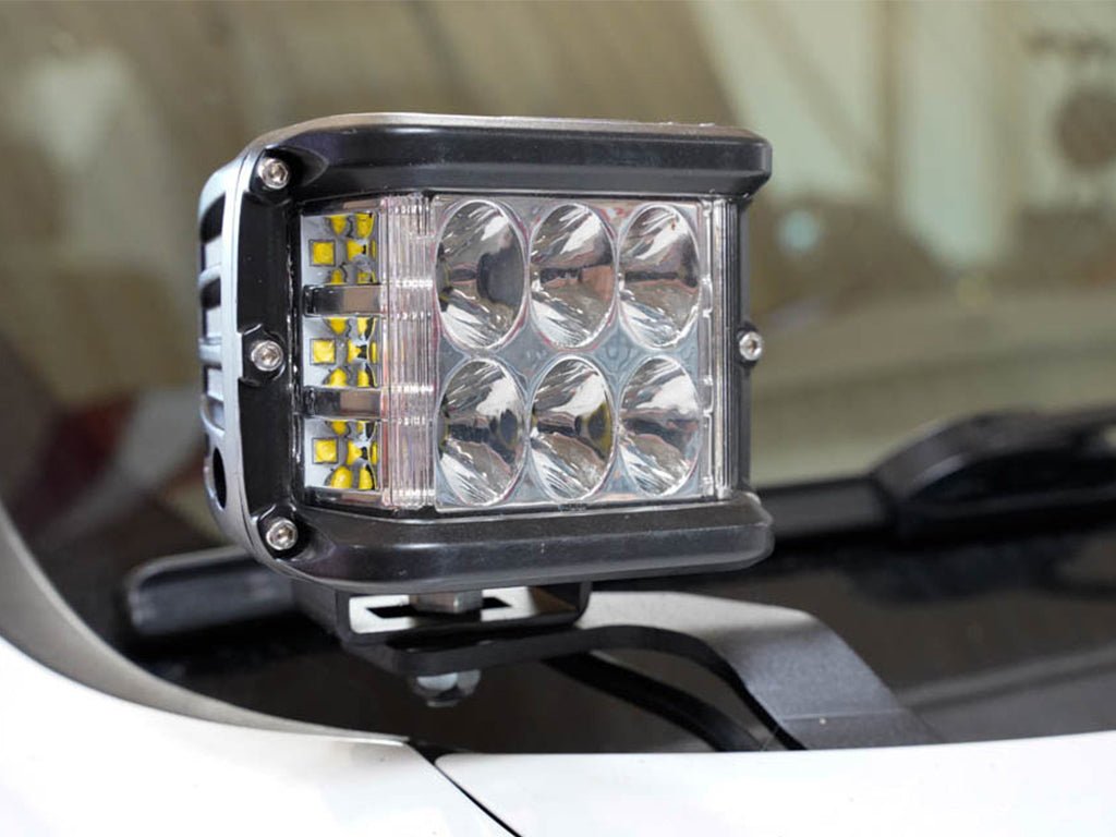 Low Profile LED Ditch Light Brackets Kit For 2010 - 2022 Lexus GX 460 - Spirit of 1876Dealers of Cali Raised LED