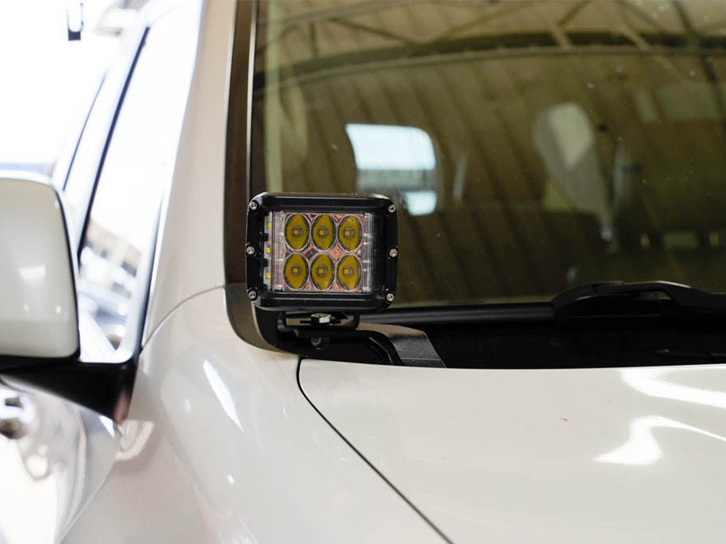 Low Profile LED Ditch Light Brackets Kit For 2010 - 2022 Lexus GX 460 - Spirit of 1876Dealers of Cali Raised LED
