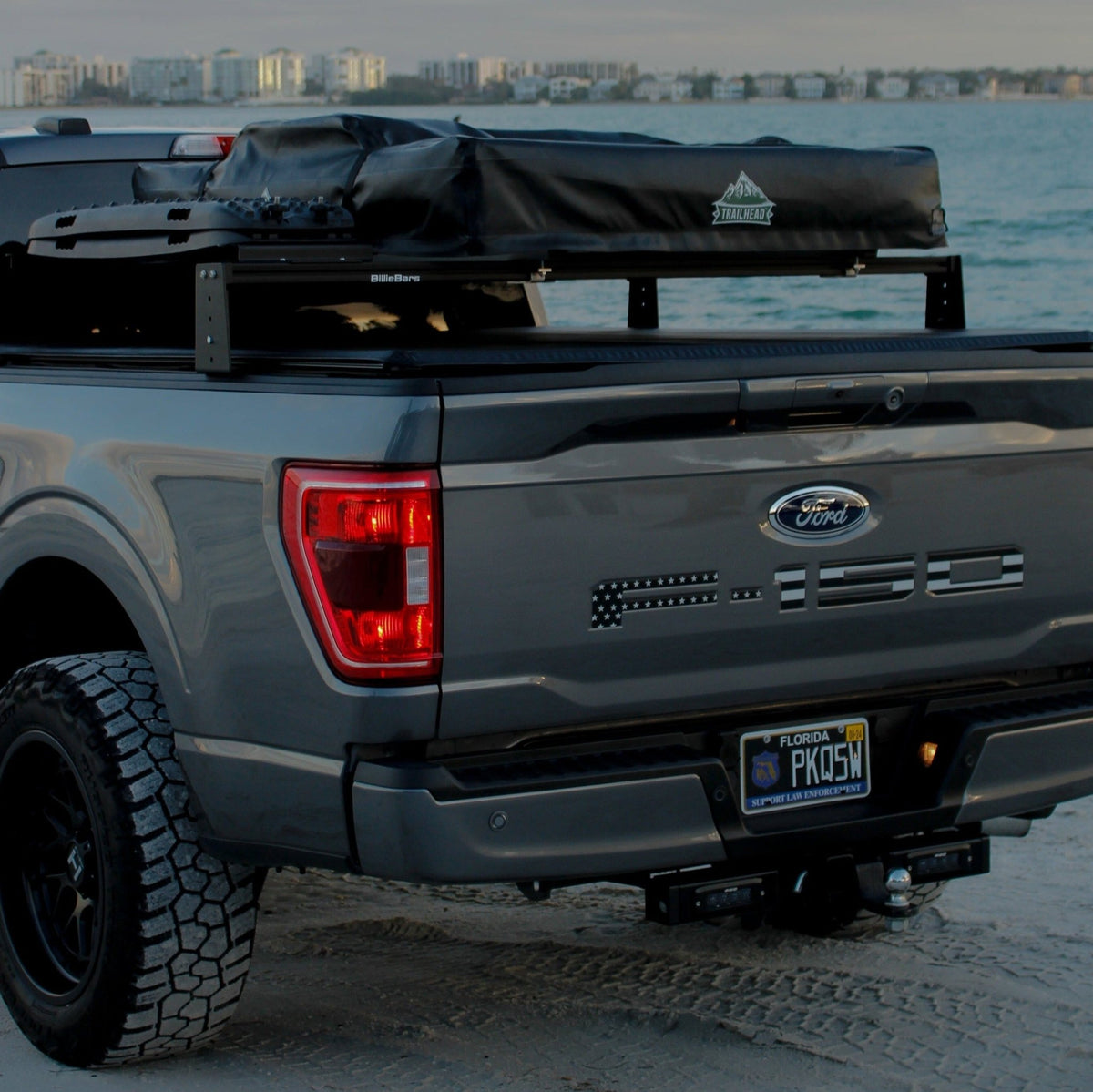 Ford F-150 (2015-Present), Low Profile Bed Rack - Spirit of 1876 - BillieBars