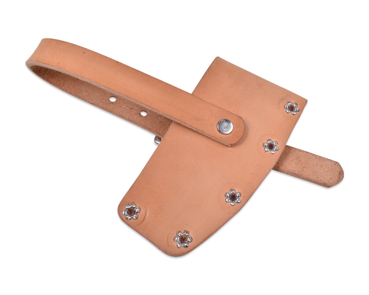 Natural Leather Mask, Riveted Design with Strap for Hatchets - Spirit of 1876
