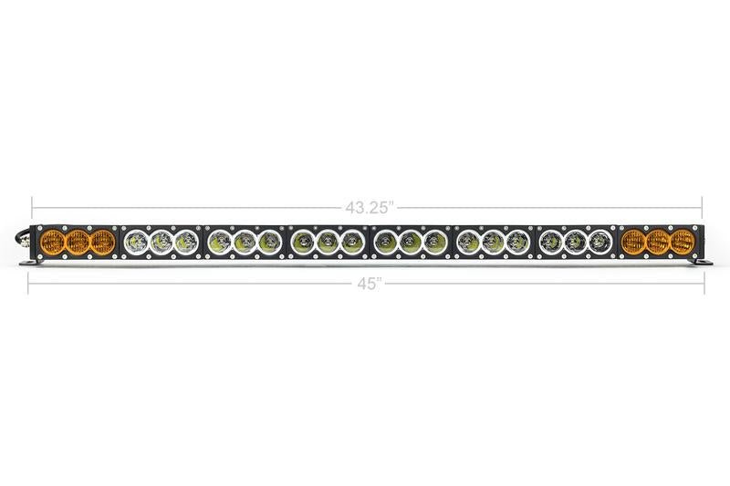 Dual Function Amber/White LED Light Bar Prinsu Mounting Bracket Kit - Spirit of 1876Dealers of Cali Raised LED