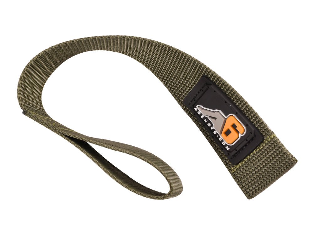 A6™ WINCH HOOK Pull Strap - 1.5 inch wide - Spirit of 1876Agency6.com