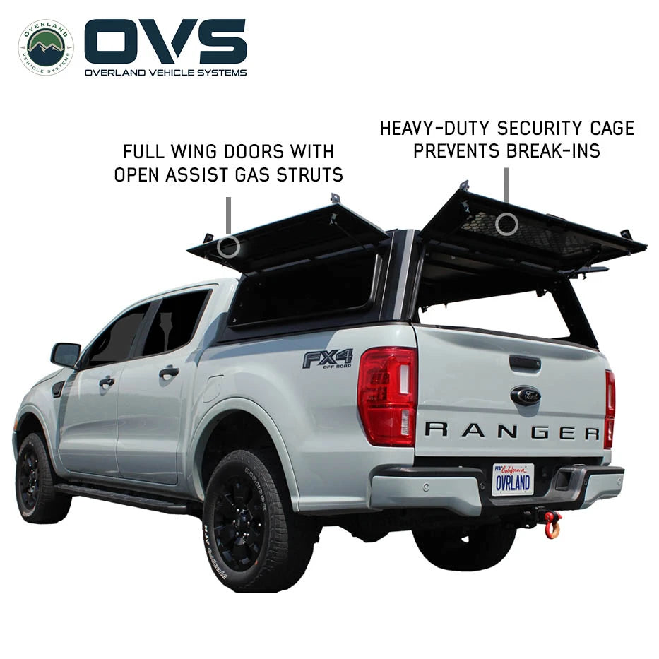 OVS Expedition Truck Cap for 2019-2023 Ford Ranger 5' Bed