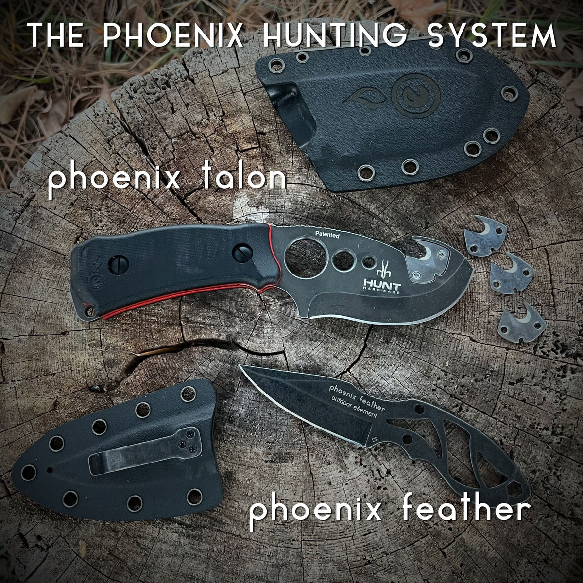 Phoenix Hunting System Knife Set