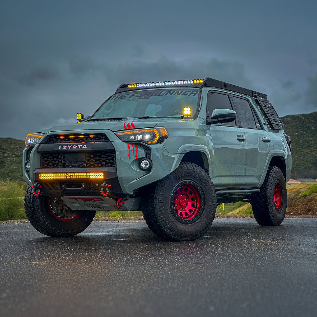 Premium Roof Rack For 2010 - 2024 Toyota 4Runner - Spirit of 1876Dealers of Cali Raised LED
