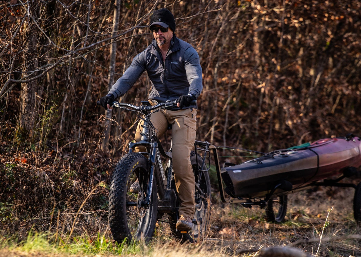 RAMBO BIKES Canoe / Kayak Trailer - Spirit of 1876 - Rambo Bikes