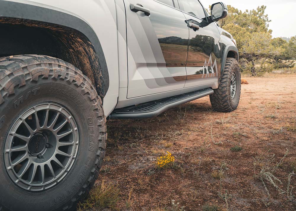 Toyota Tundra 3rd Gen (2022+) Rock Sliders - Spirit of 1876Backwoods Adventure Mods