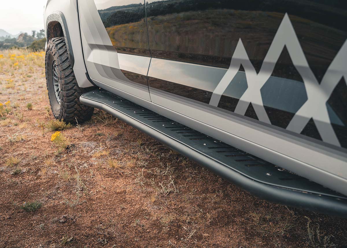 Toyota Tundra 3rd Gen (2022+) Rock Sliders - Spirit of 1876Backwoods Adventure Mods
