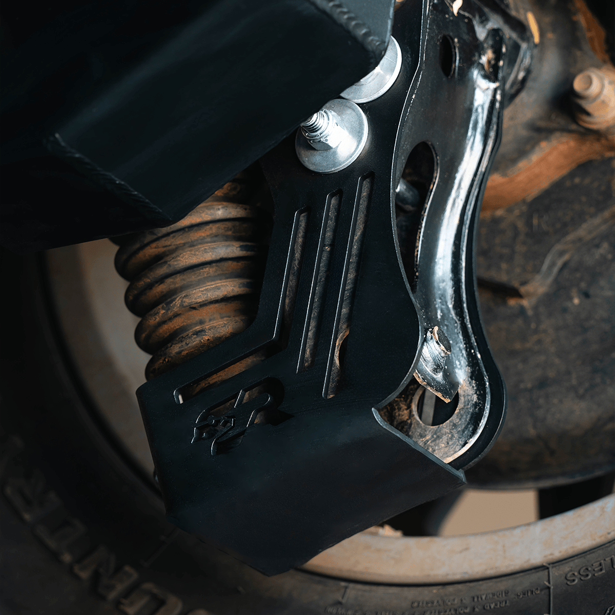 Rear Shock Skid Plate For 2024+ Toyota Tacoma - Spirit of 1876Dealers of Cali Raised LED