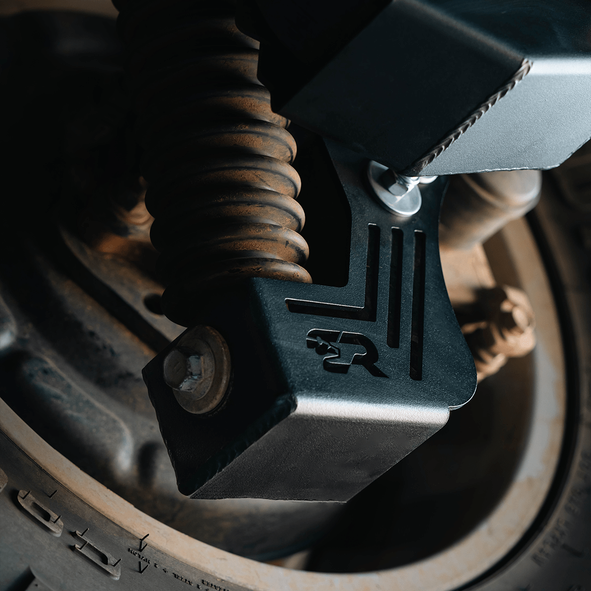 Rear Shock Skid Plate For 2024+ Toyota Tacoma - Spirit of 1876Dealers of Cali Raised LED