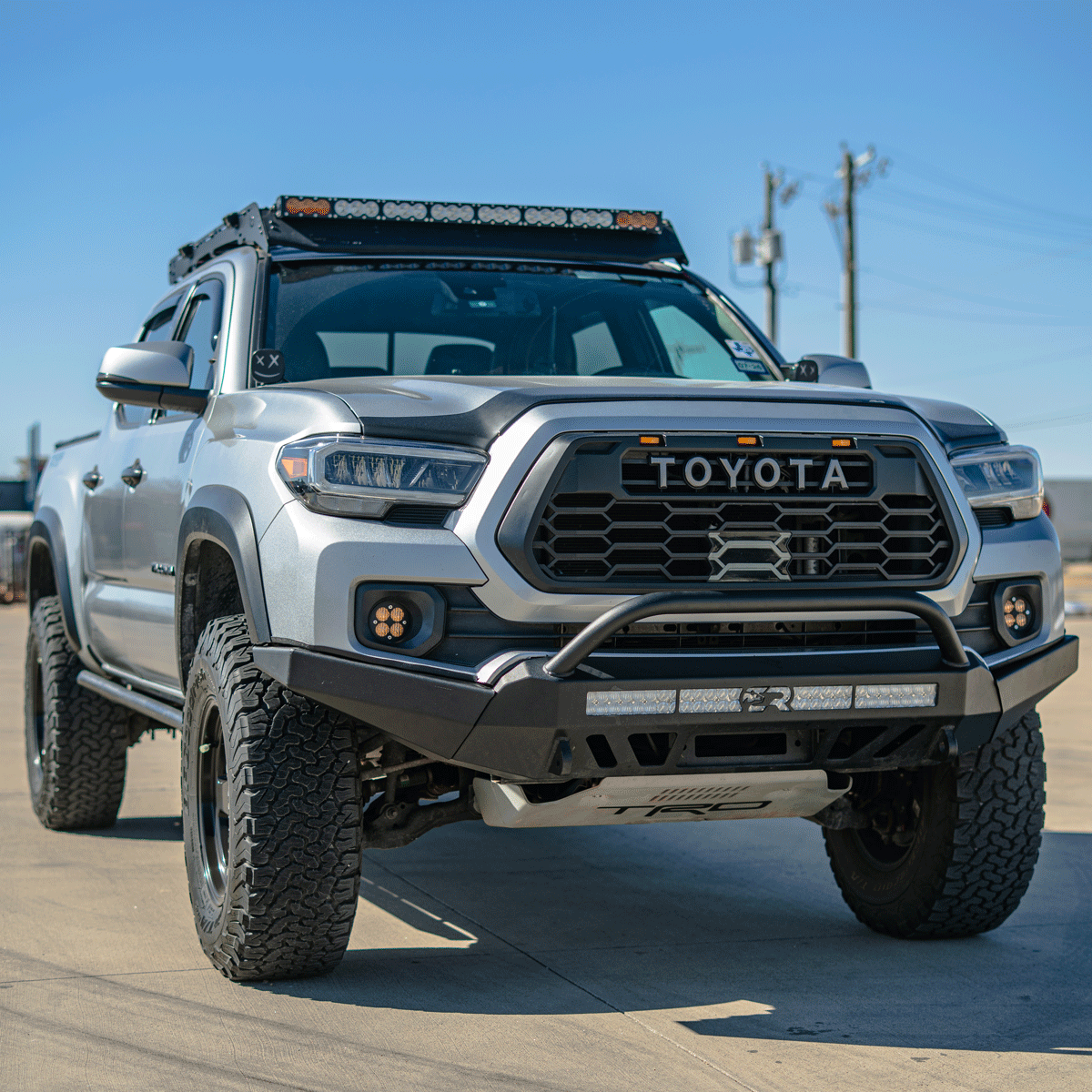 2016 - 2023 TOYOTA TACOMA STEALTH BUMPER HIGH CLEARANCE SIDE WINGS - Spirit of 1876Dealers of Cali Raised LED