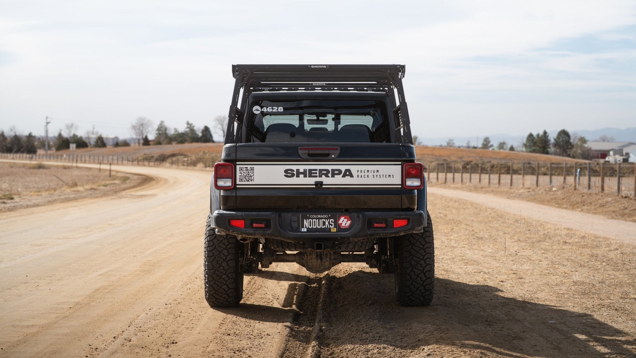 Sherpa Equipment Company Jeep Gladiator Rack Height PAK System Bed Rack - Spirit of 1876Sherpa Equipment Company