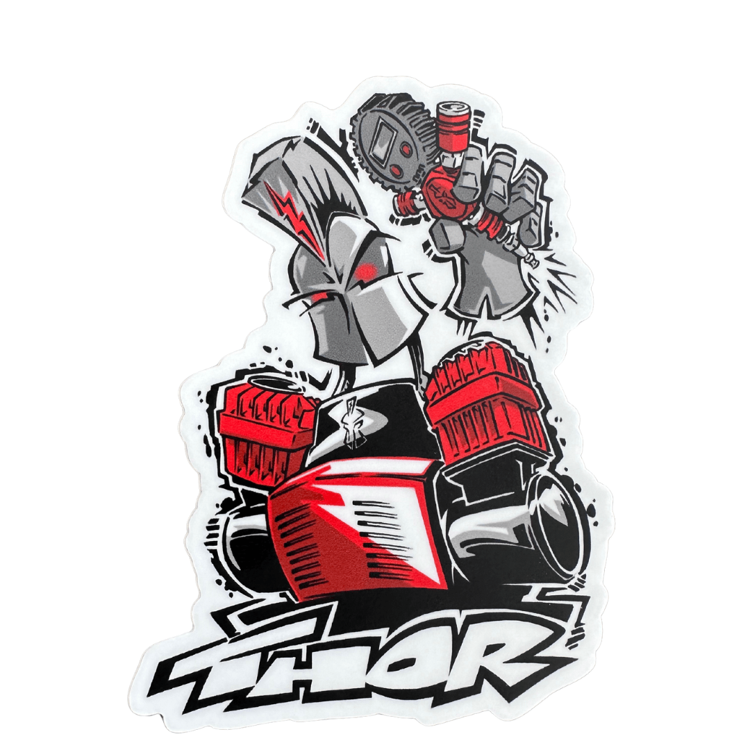 Heavy Duty Thor's Lightning THOR Sticker - Spirit of 1876Thor's Lightning Air Systems
