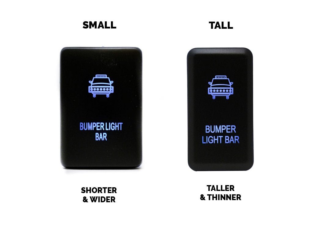 Tall Style Toyota OEM Style "BUMPER LIGHT BAR" Switch - Spirit of 1876Dealers of Cali Raised LED