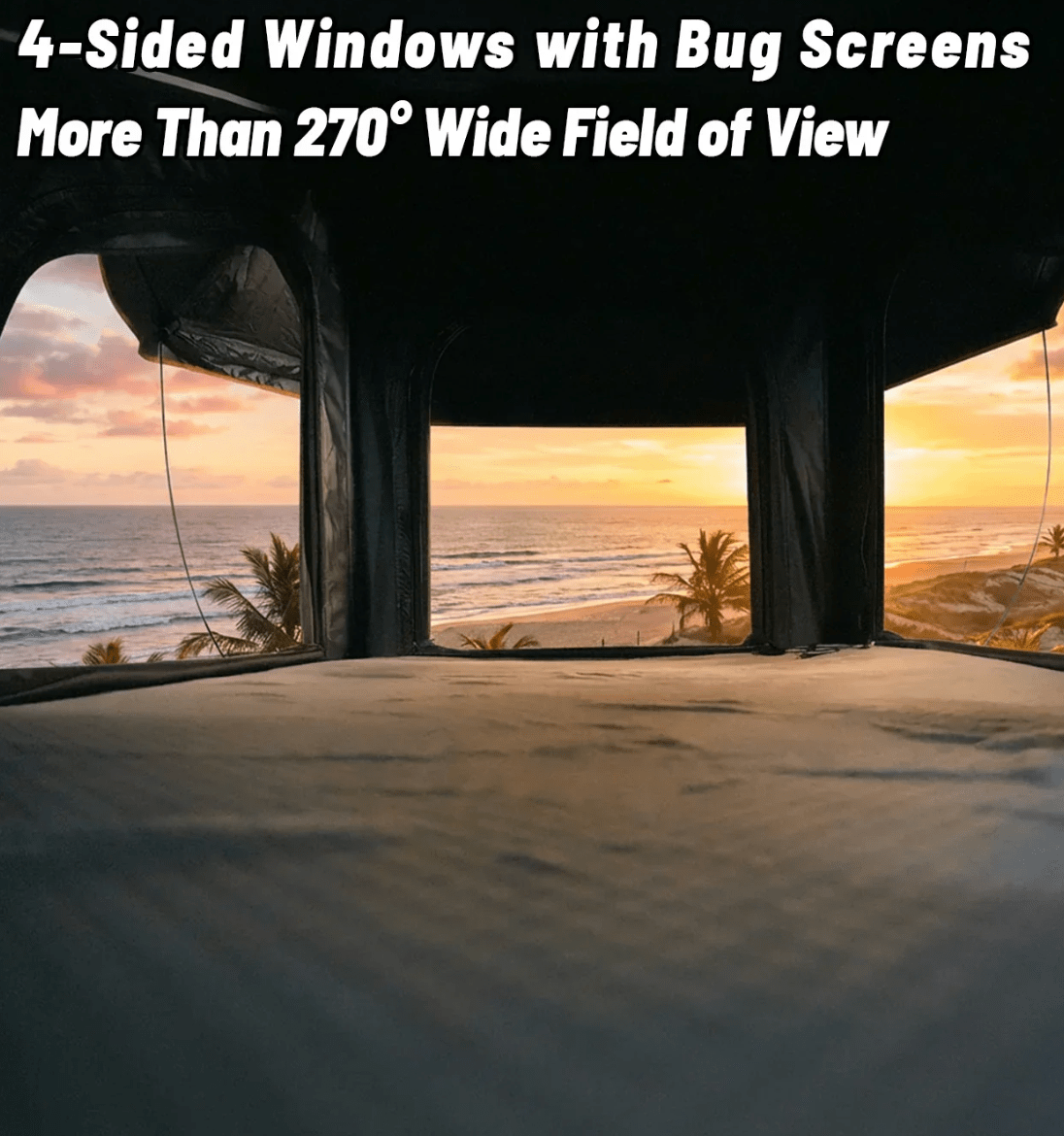 OPENROAD Aluminum Hard Shell Roof Top Tent - PeakRoof LT Series - Spirit of 1876OPENROAD