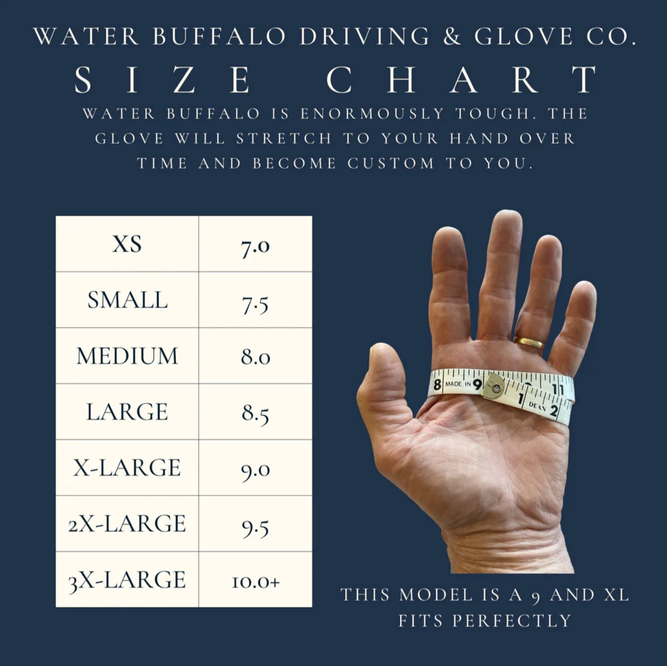 brown leather glove