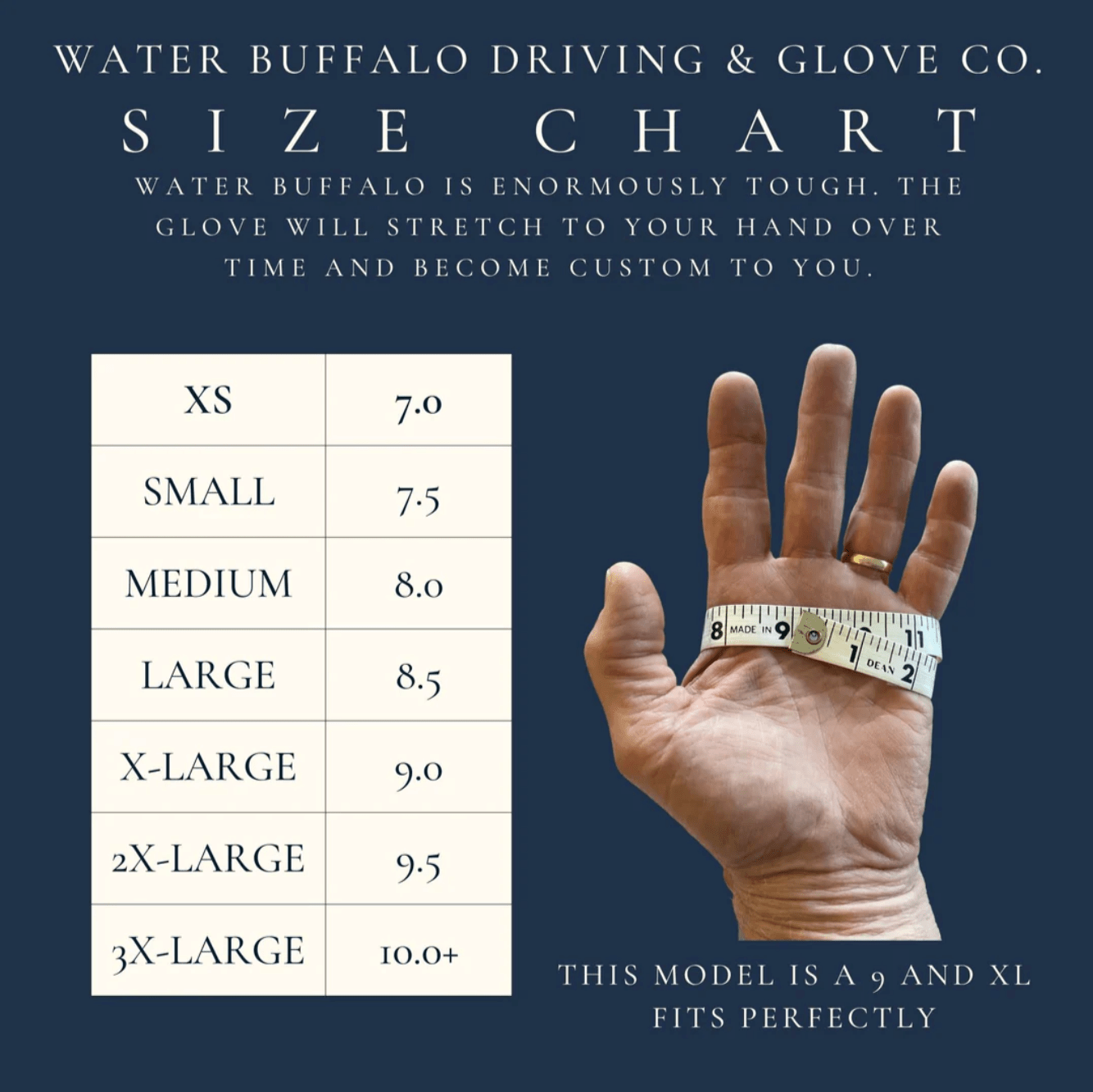 brown leather glove