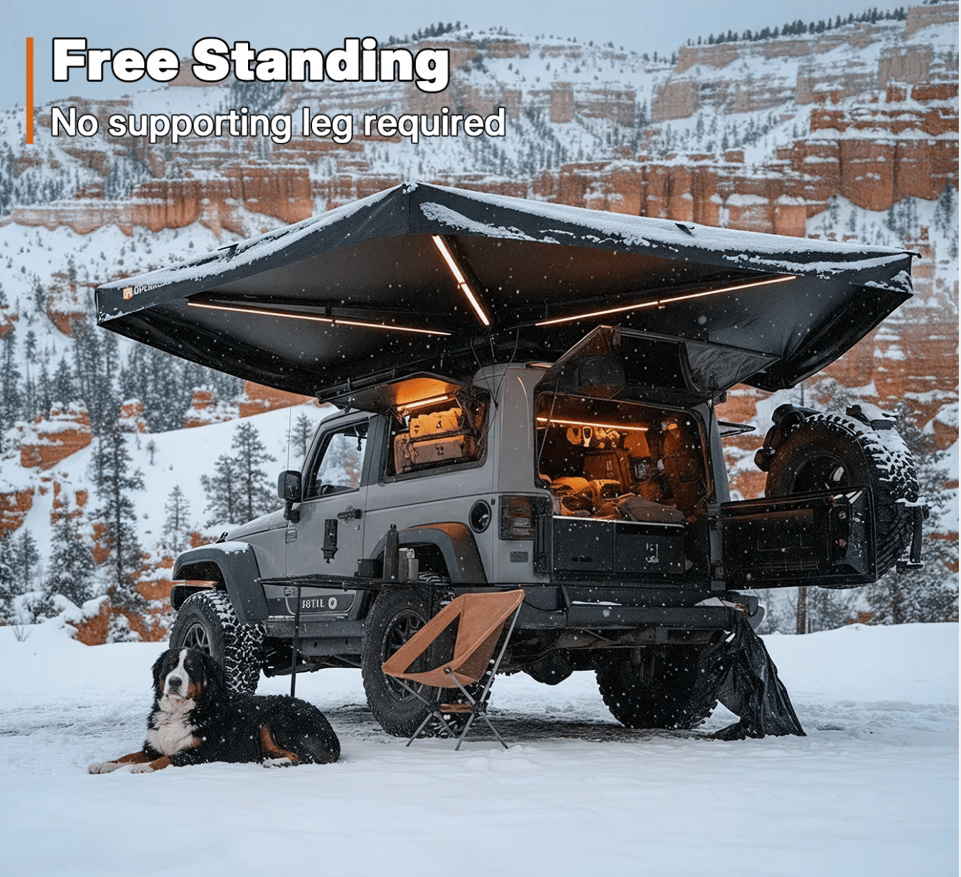 OPENROAD 270 Free Standing Awning for Camping - Spirit of 1876OPENROAD
