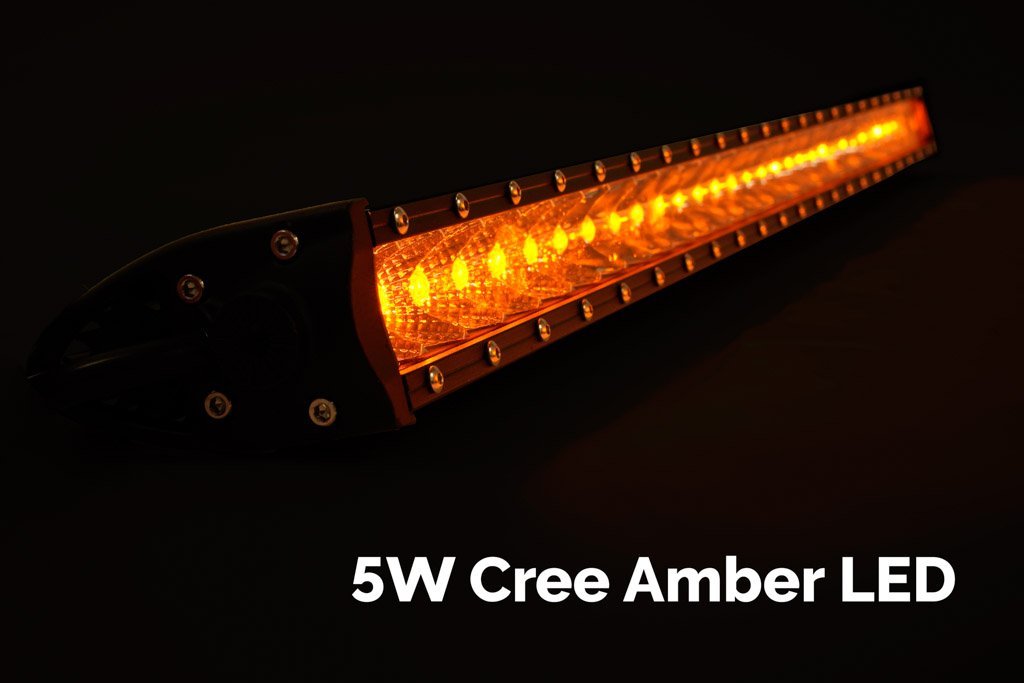 42" Slim Single Row LED Bar (Amber) - Spirit of 1876Dealers of Cali Raised LED