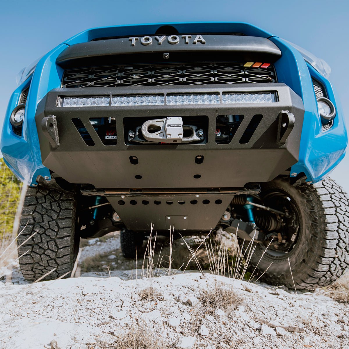 Front Skid Plate For 2010 - 2024 4Runner - Spirit of 1876Dealers of Cali Raised LED