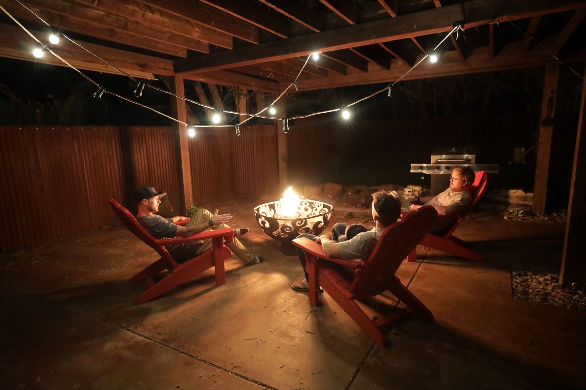 Camping String Lights with Speakers - Spirit of 1876 - Freespirit Recreation