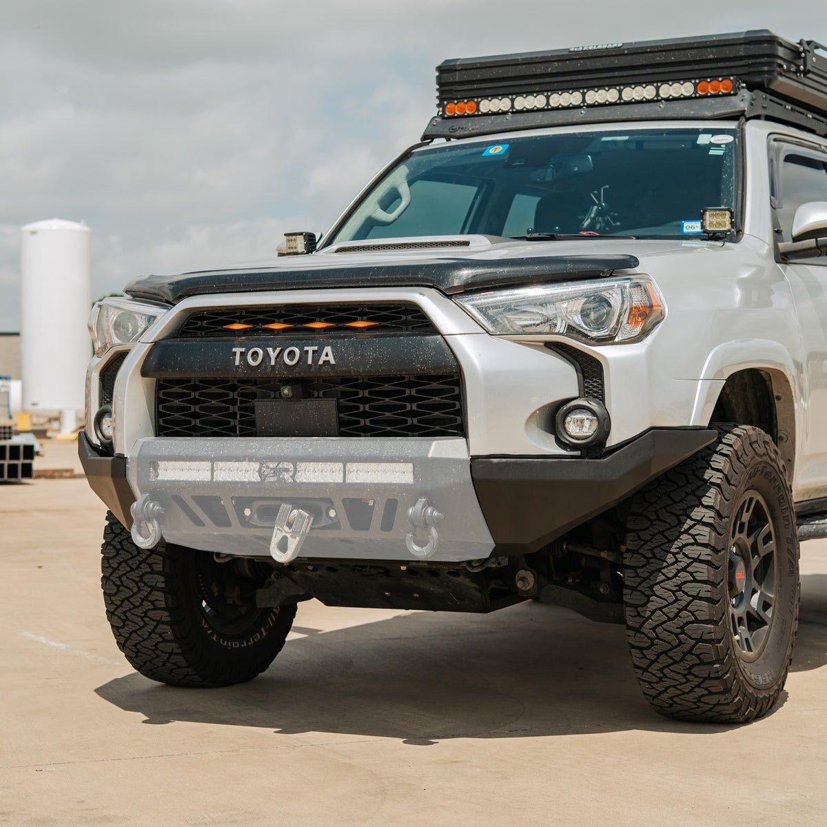 2014-2024 Toyota 4Runner Stealth Bumper High Clearance Side Wings - Spirit of 1876 - Dealers of Cali Raised LED