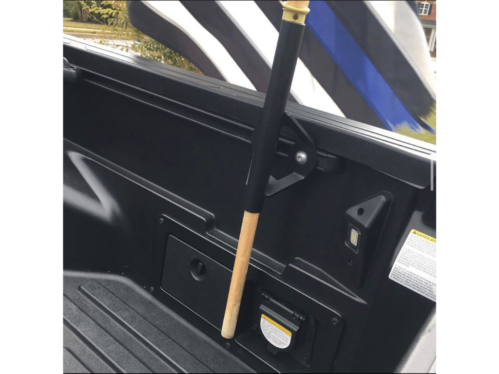 BED RAIL FLAG POLE MOUNT For Toyota Tacoma & Tundra - Spirit of 1876Dealers of Cali Raised LED