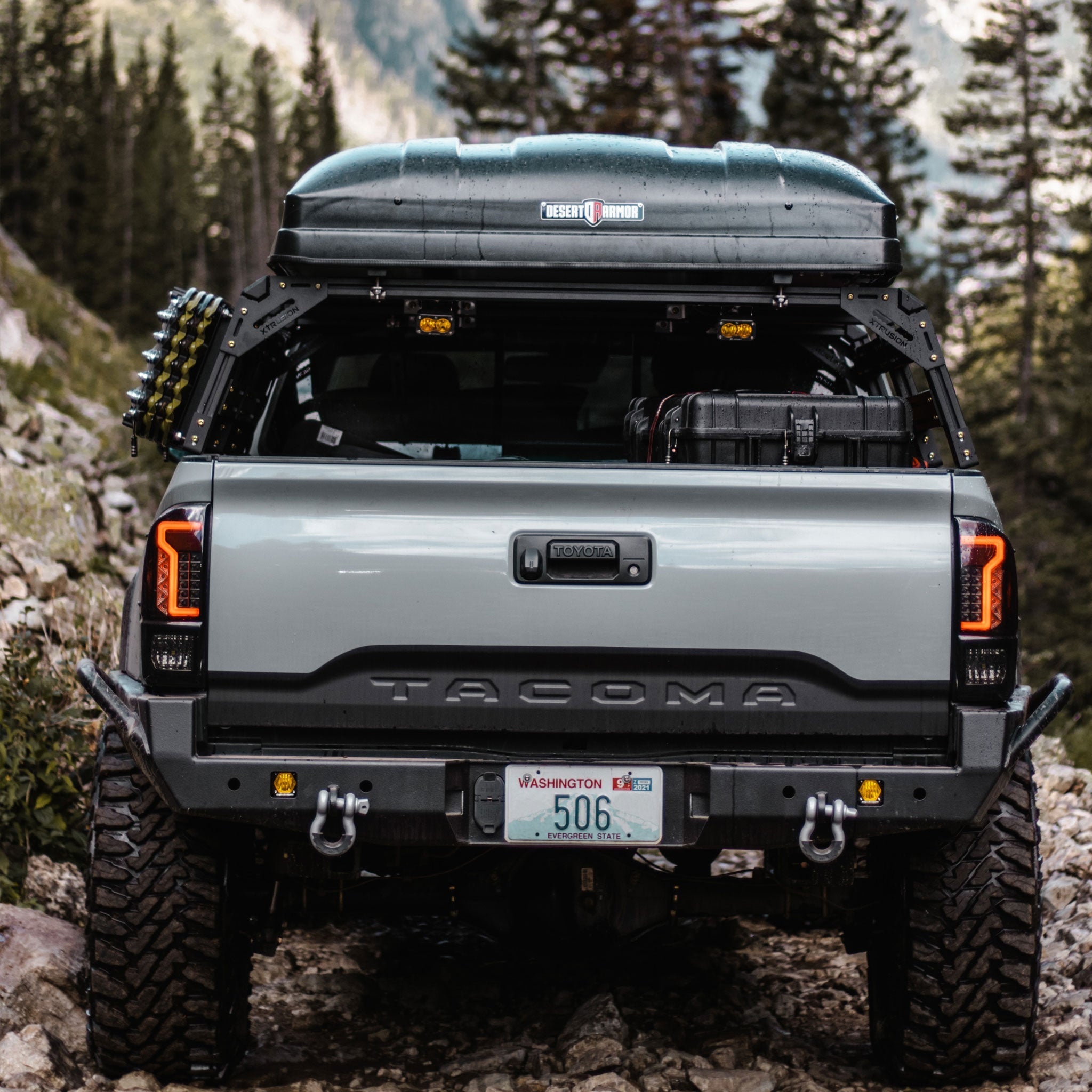 XTR3 Bed Rack for Toyota Tacoma - Spirit of 1876 - Xtrusion Overland