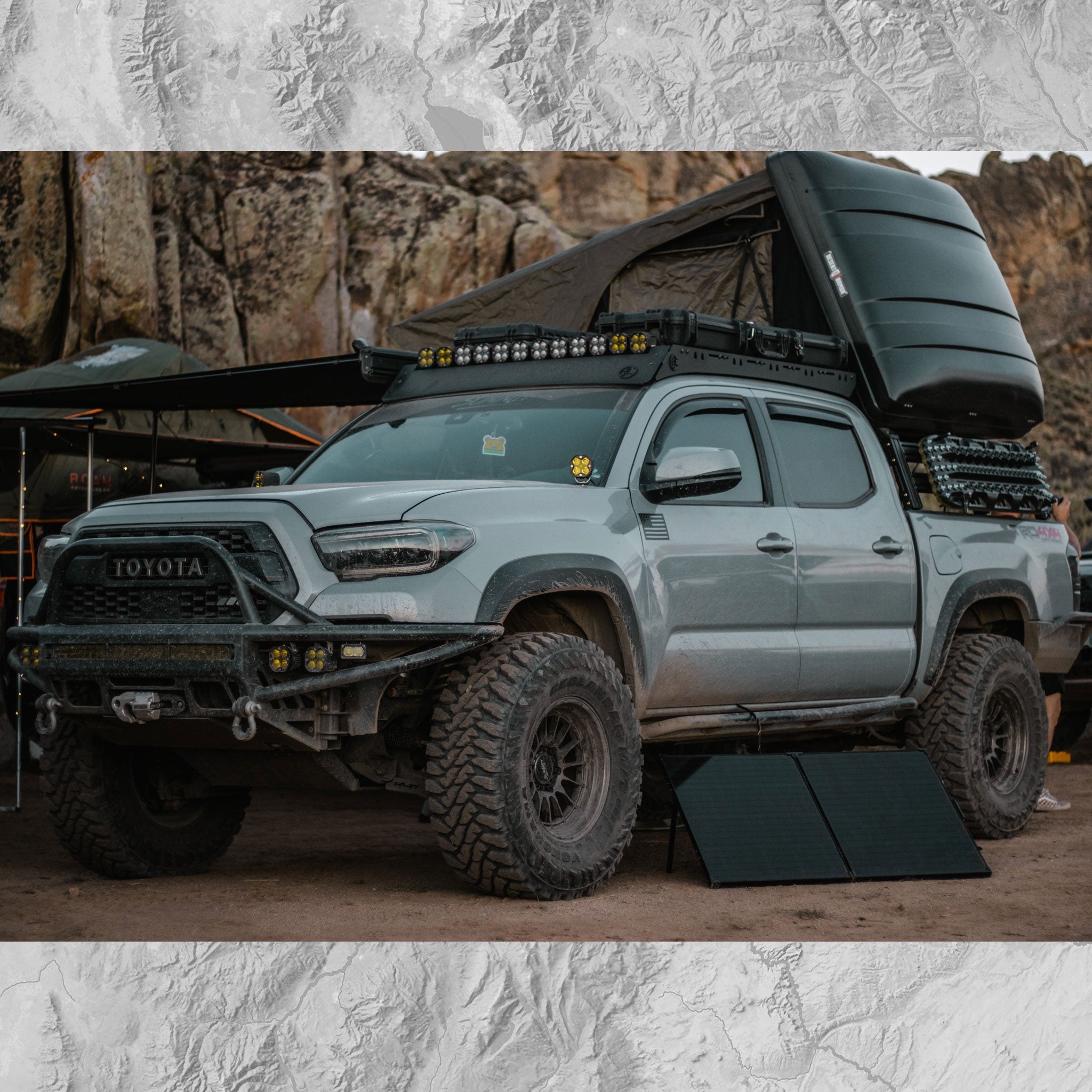 XTR3 Bed Rack for Toyota Tacoma - Spirit of 1876 - Xtrusion Overland