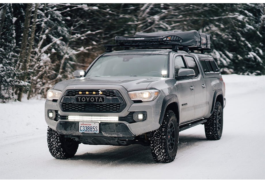 Trail Edition Rock Sliders For 2005 - 2023 Toyota Tacoma - Spirit of 1876Dealers of Cali Raised LED