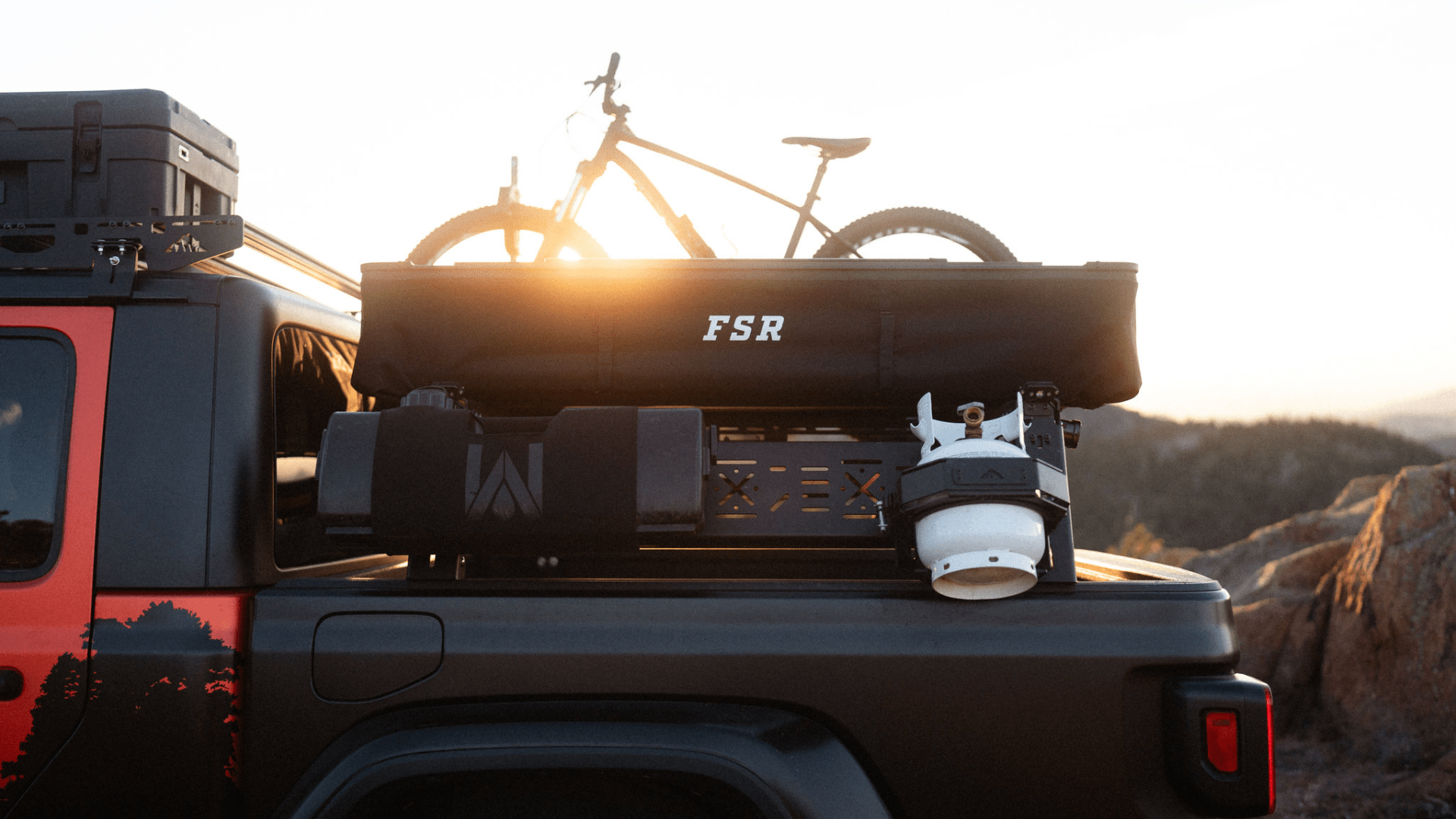 Jeep Gladiator Mid Height PAK System Bed Rack - Spirit of 1876Sherpa Equipment Company
